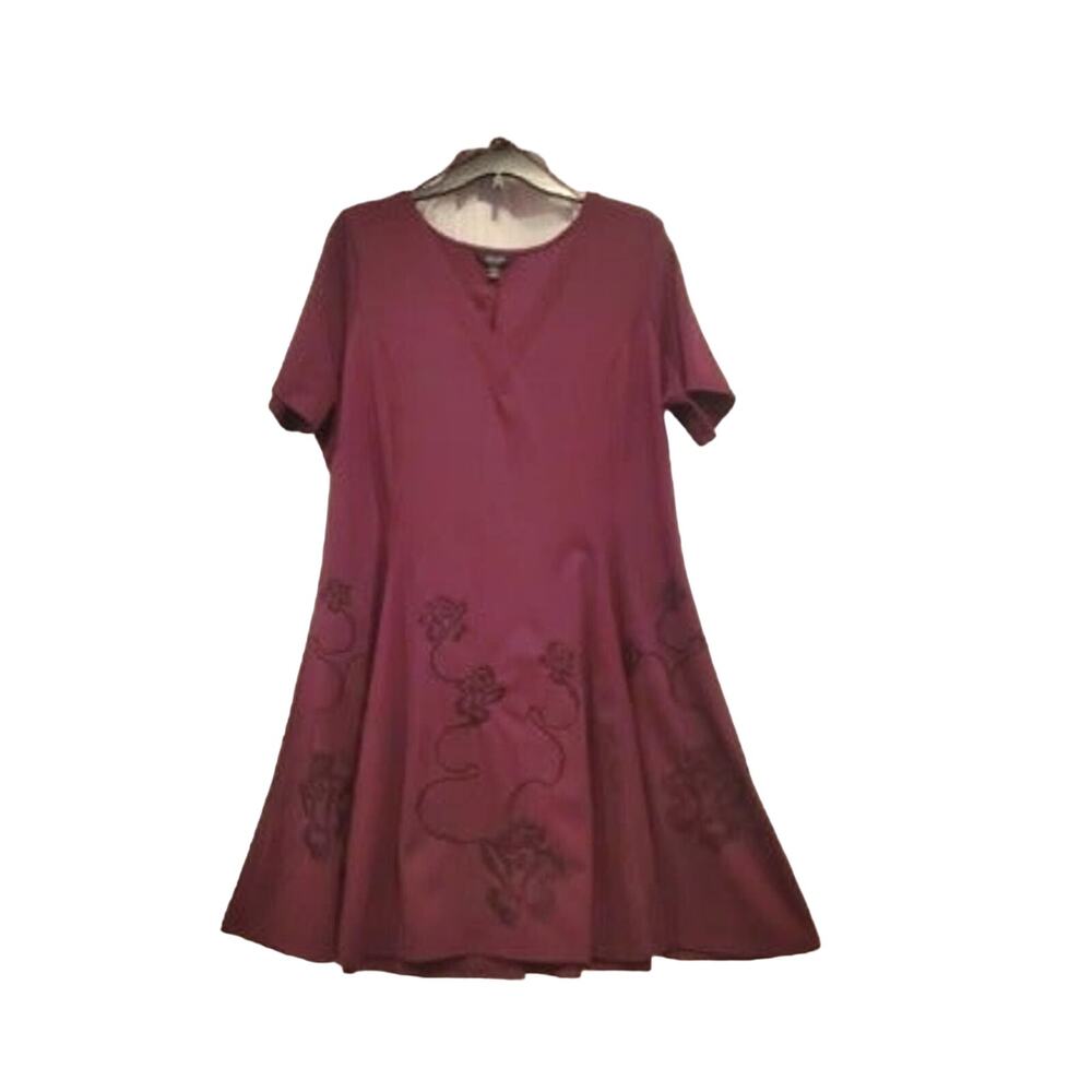 Simply Vera Wang Wine Red Dress XXL